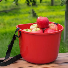 Sturdy Berry Picking Basket with Adjustable Shoulder Strap Multipurpose Harvest Container for Fruits Vegetables Mushrooms