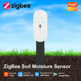 Tuya Smart ZigBee Soil Moisture Sensor Temperature Meter Humidity Sensor Plant Monitor Detector Garden Automation Irrigation