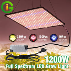 LED Grow Light Full Spectrum Phyto Lamp AC85-240V 40W For Indoor Grow Tent Plants Growth Light