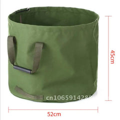 Garden Leaves Storage Bag Waterproof Canvas Storage Bag Life Sundries Flatable Garden Garbage Bag