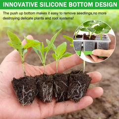  5/10 Green Seed Starter Tray Box (60/120 cell trays in total) Seed entry tray Plant entry kit