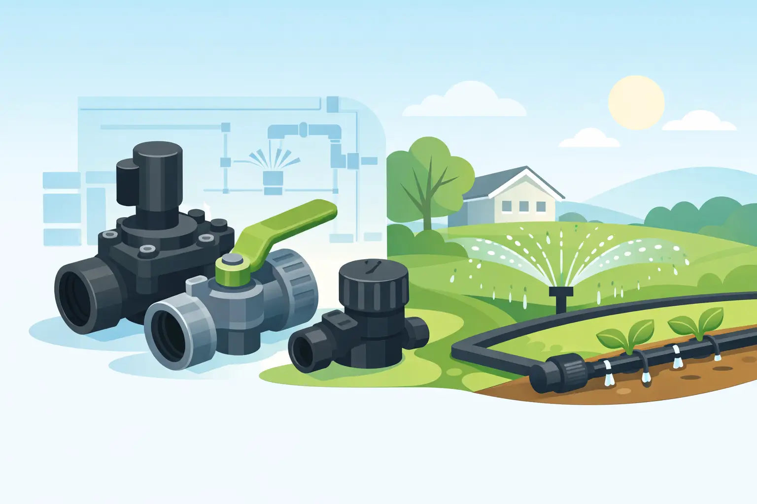 Choosing Garden Irrigation Valves for Home Use