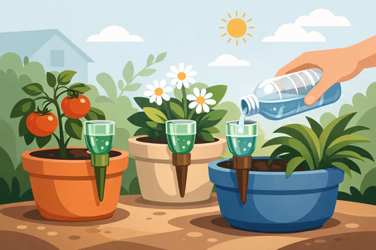 Self Watering Spike Review for Busy Gardens