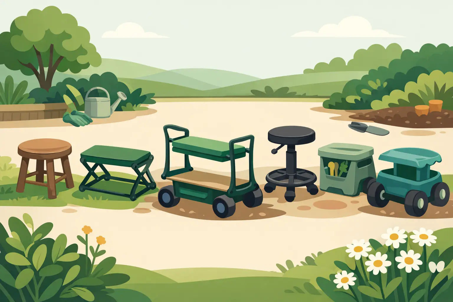 7 Best Garden Stools for Weeding