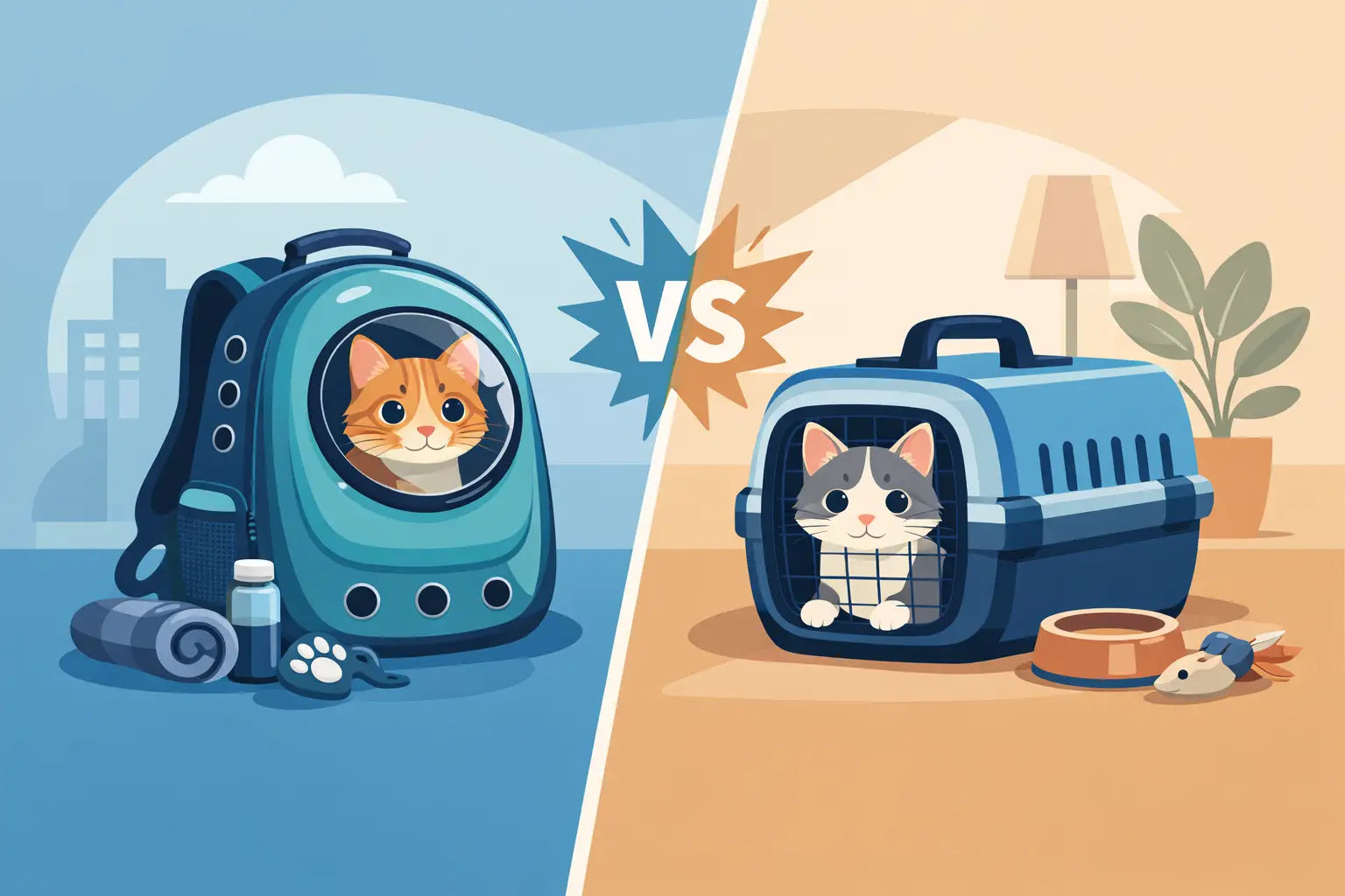 Cat Backpack vs Carrier: Which Fits Best?