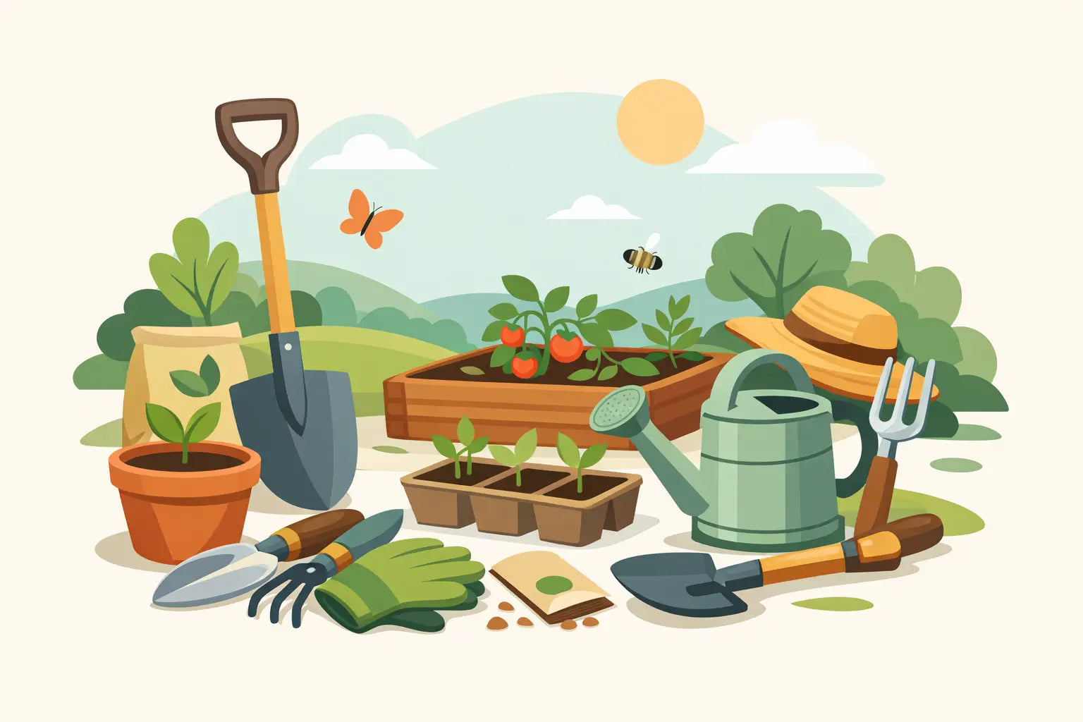 Outdoor Gardening Tools for Beginners