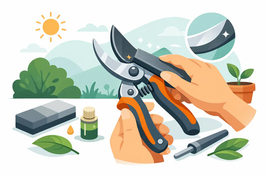 How to Sharpen Garden Secateurs Properly