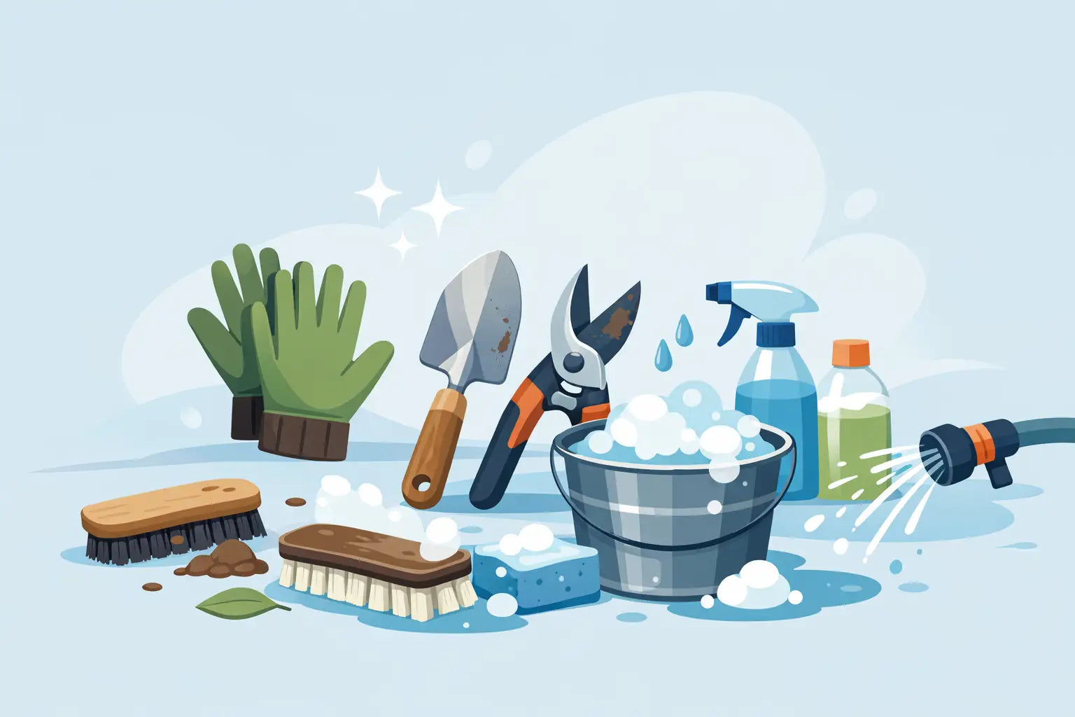 How to Clean Garden Tools Properly