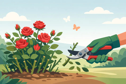How to Prune Rose Bushes for More Flowers