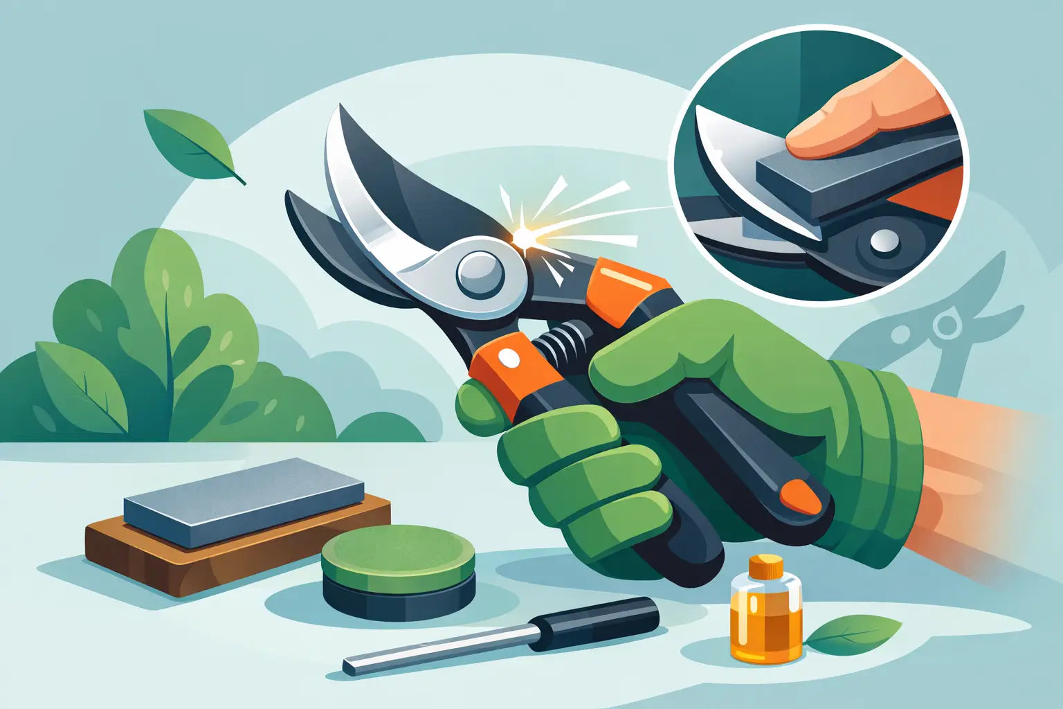 How to Sharpen Pruning Shears Properly