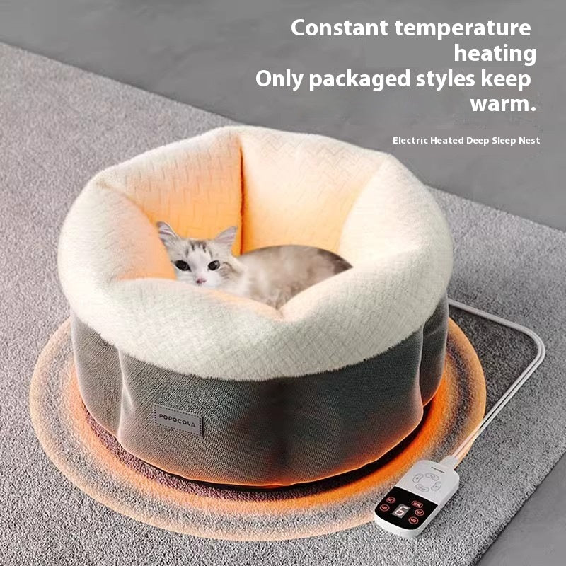 Warm Closed Winter Heating Pet Cat Intelligent Electric Heating Kennel