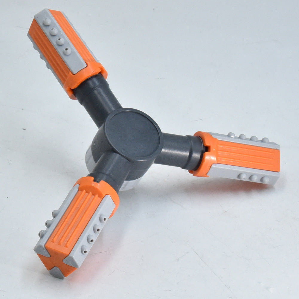 360° Rotating Garden Sprinkler – Adjustable 3-Arm Lawn Watering System