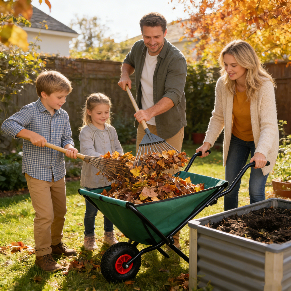 Collapsible Wheelbarrow 176 Lbs Folding Yard Garden Wheelbarrow Foldable Lightweight Gardening Heavy Duty Oxford Cloth Green Lawn Cart For Grass, Leaf, Garden Supplies, 10 Pneumatic Tire