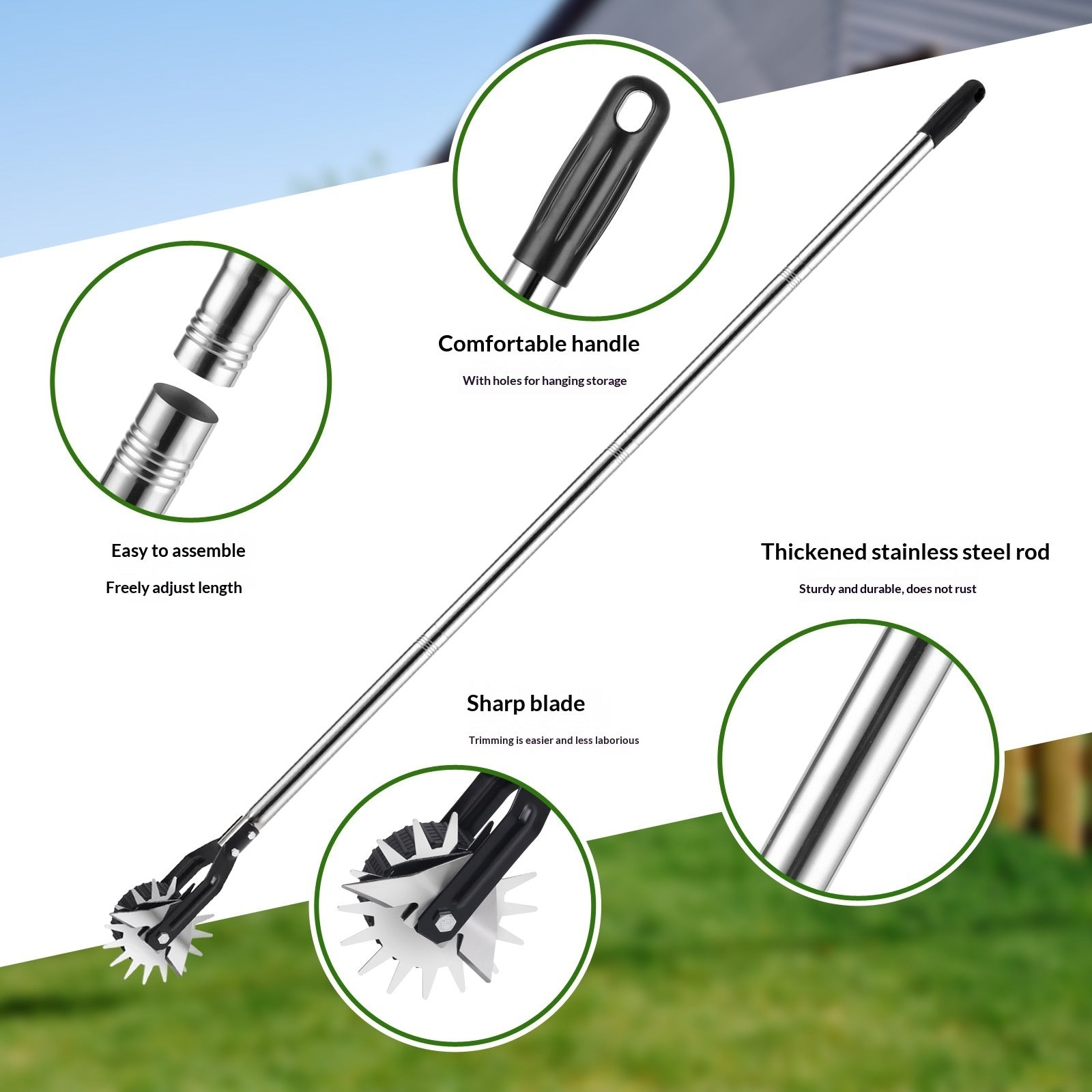 Artificial Lawn Mower Weed Removal Garden Tools