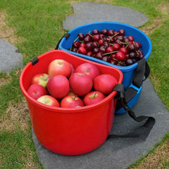Sturdy Berry Picking Basket with Adjustable Shoulder Strap Multipurpose Harvest Container for Fruits Vegetables Mushrooms