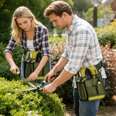 gardening tool storage bag, unisex multi-functional belt apron, suitable for gardening gifts, plumbing repair, florists, carpent