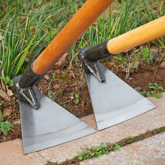 Durable Garden Hoe Household Outdoor Farming Tools Forging Weeding Hoe for Digging Soil Planting Vegetables Flowers