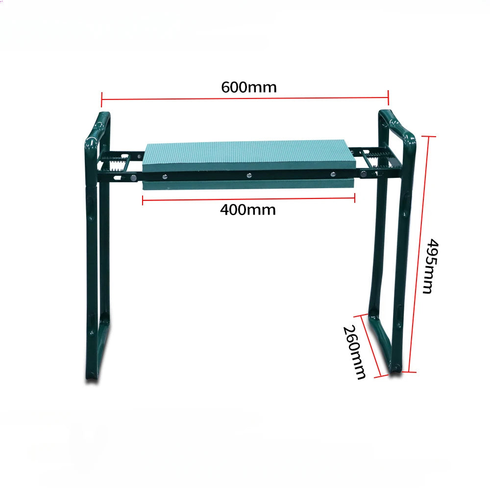 Hot Selling Garden Kneeling Stool with Tool Kit Two-use Outdoor Sponge Non-Slip Folding Stool Garden Hardware Tools