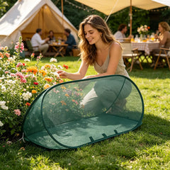 PopUp Garden Netting Plant Cover Protector Outdoor Plant Cover For Horticultural Ridgesd Cultivation Elevated Flower Beds