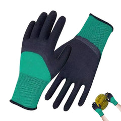 Gardening Gloves Latex Waterproof Horticultural Gloves Non-slip Protective Gear for Vegetable Flower Plant Gardening Glove