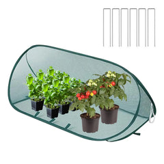 PopUp Garden Netting Plant Cover Protector Outdoor Plant Cover For Horticultural Ridgesd Cultivation Elevated Flower Beds
