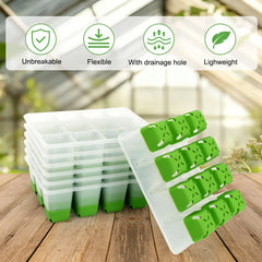  5/10 Green Seed Starter Tray Box (60/120 cell trays in total) Seed entry tray Plant entry kit
