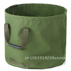 Garden Leaves Storage Bag Waterproof Canvas Storage Bag Life Sundries Flatable Garden Garbage Bag