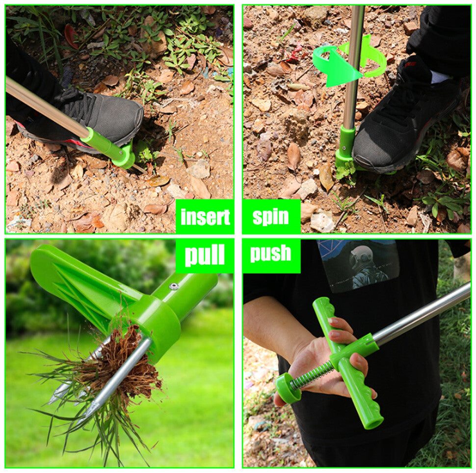 RootPull™ Lawn Weed Removal Tool – Easy Deep Root Extractor for Dandelions, Thistles & Garden Weeds